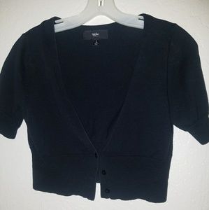 Half black cardigan